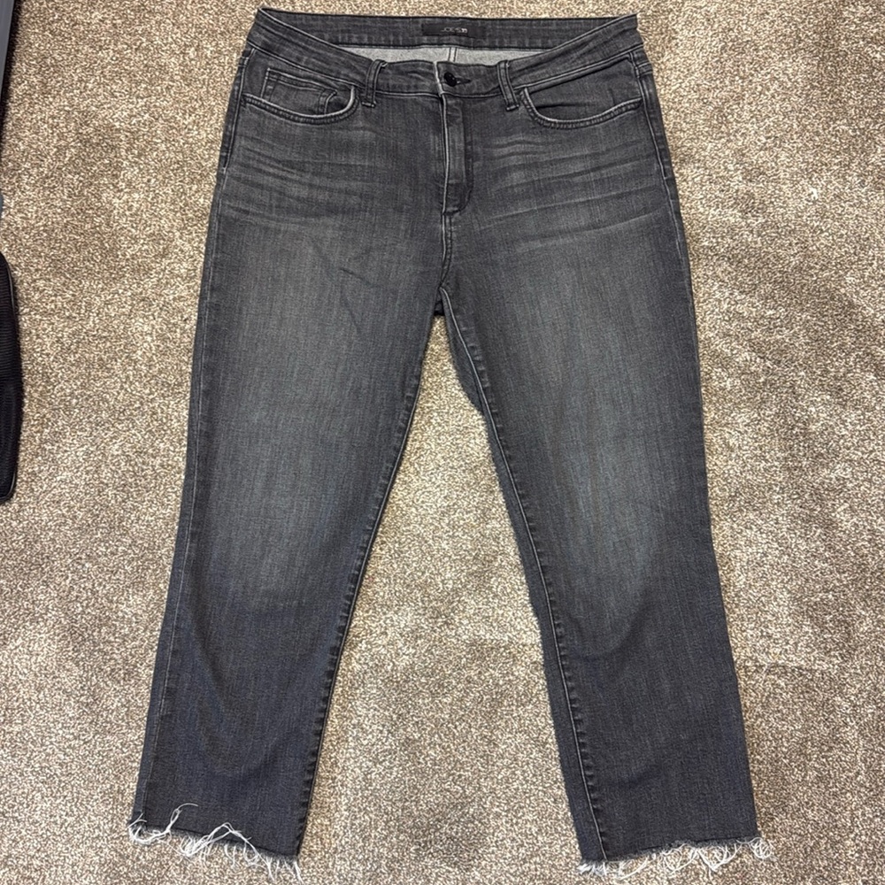 Joes cropped jean faded black size 31